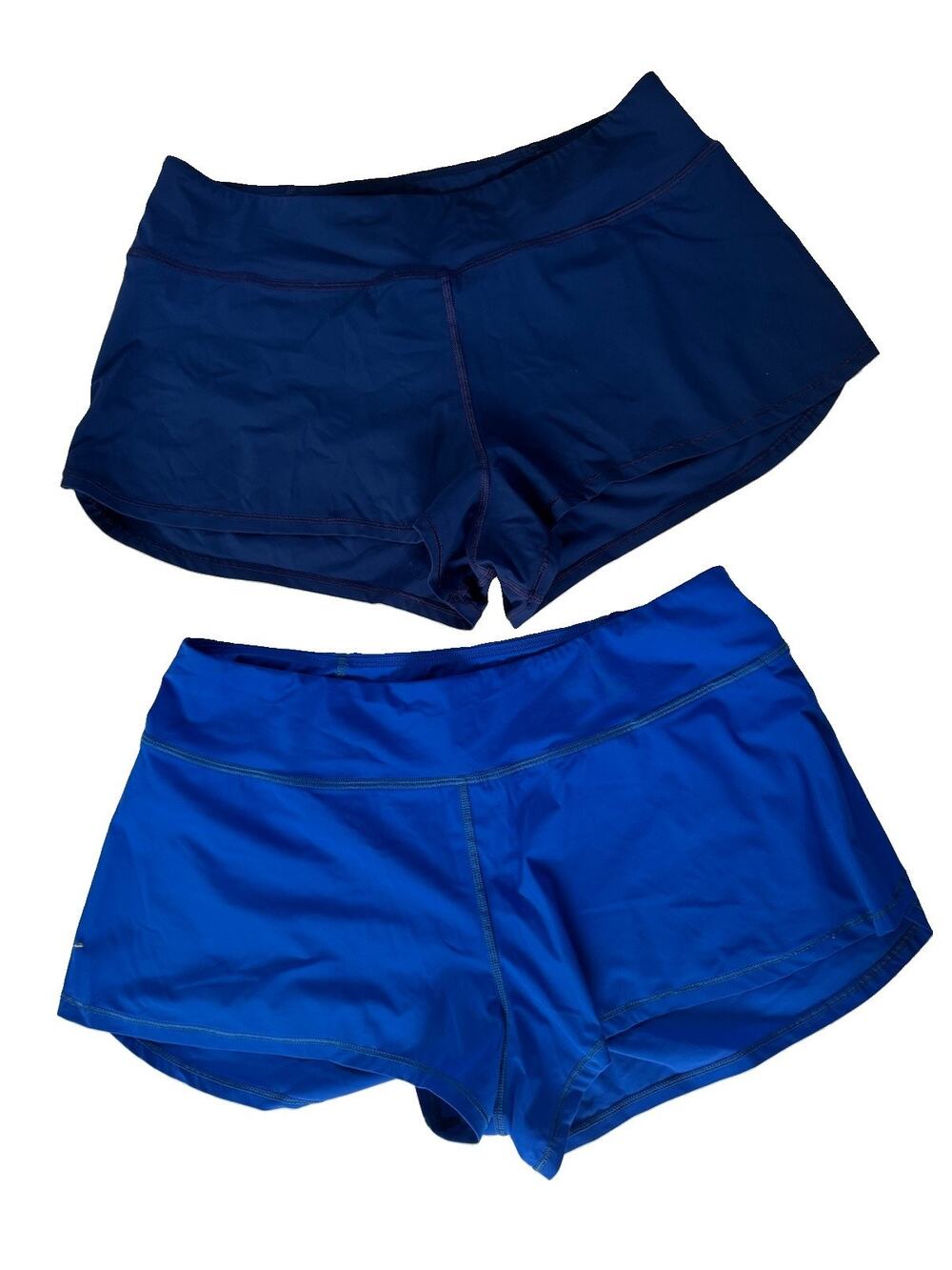 Jolyn Poppy Running Shorts Medium Lot Of 2 Blue Lined Lightweight Athletic #NE32